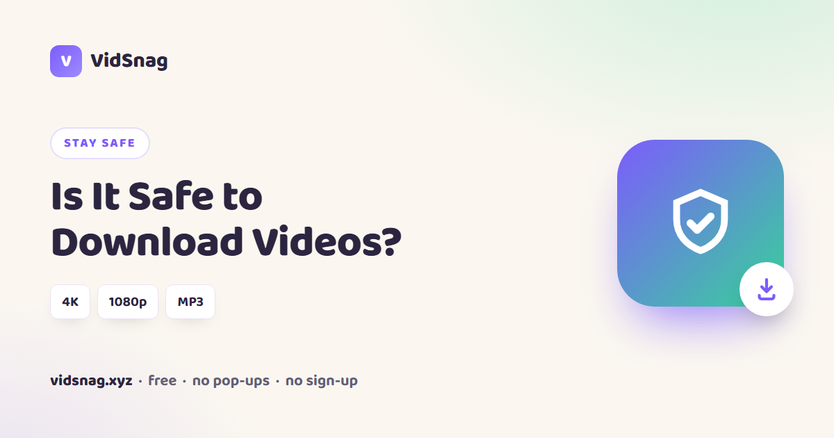 Is it safe to download videos? What to watch for, with VidSnag